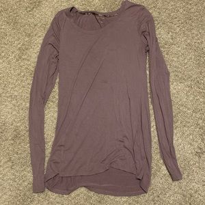 Maurice’s long sleeve brown basic